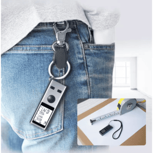 Home Mini portable laser distance meter with aluminum shell, ±2mm measuring accuracy, OEM available