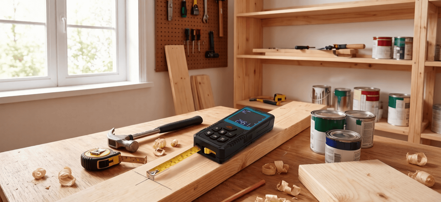 Laser Distance Meter Buying Guide: 5 Things You Must Know KL06 laser distance meter used for home renovation, furniture customization and construction surveying