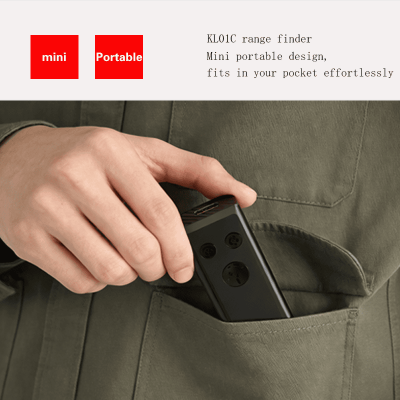 Pocket‑sized aluminum laser rangefinder easy for carrying, original factory supports OEM private label customization