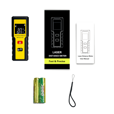 OEM Laser Distance Meter Factory Direct Supplier Custom Brand Logo Printing Private Label Packaging AAA Battery Powered Wholesale